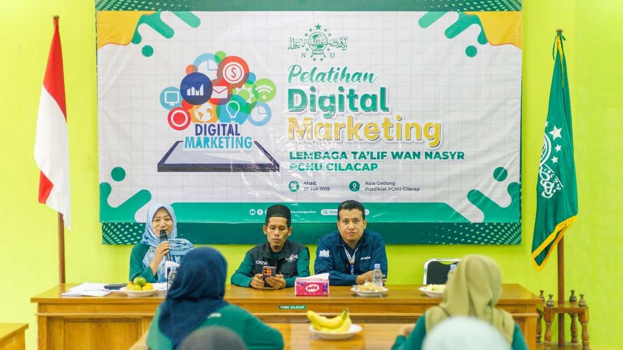 Pelatihan Digital Marketing LTN PCNU Cilacap x Wivi Digital