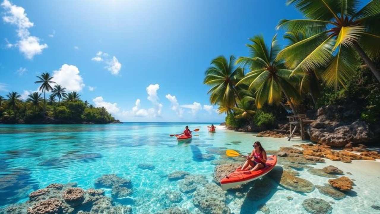 Pemandangan Pulau Bali dengan pesona wisata alam, budaya tradisional, dan suasana liburan yang menarik perhatian wisatawan